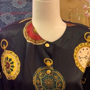 Vintage escada silk blouse